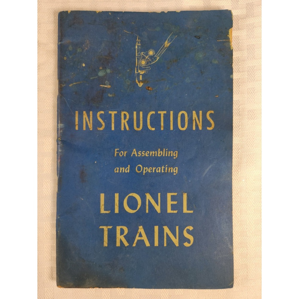 1946 LIONEL TRAINS Instructions for Assembling and Operating Manual / Booklet